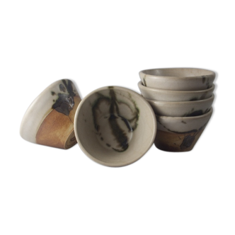 All of the Colombe France pottery bowls