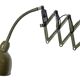 Green Industrial Military Gooseneck Scissor Wall Lamp from Elektroinstala,