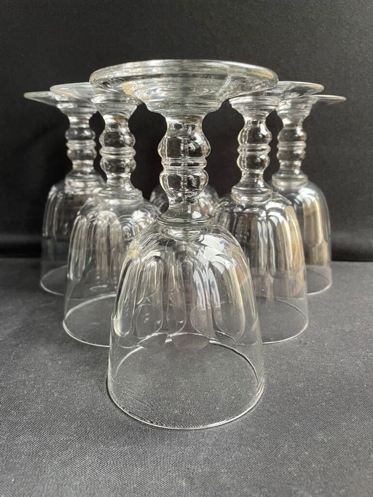 6 glasses Baccarat service Clermont – Art Nouveau