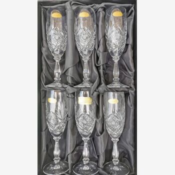 Crystal Champagne Flutes 