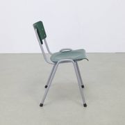 3x Dining Chair Industrial Vintage School Chair, 1970s