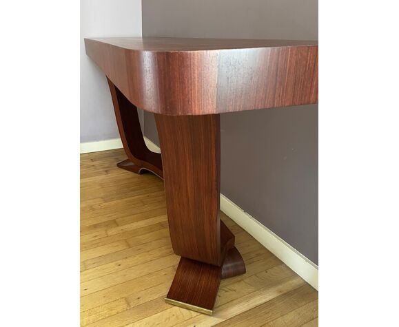 Art-deco rosewood console