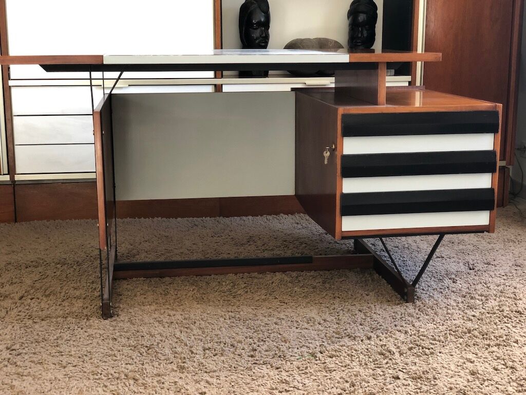 Mahogany desk Ico Parisi - Edition M.I.M. - 1950