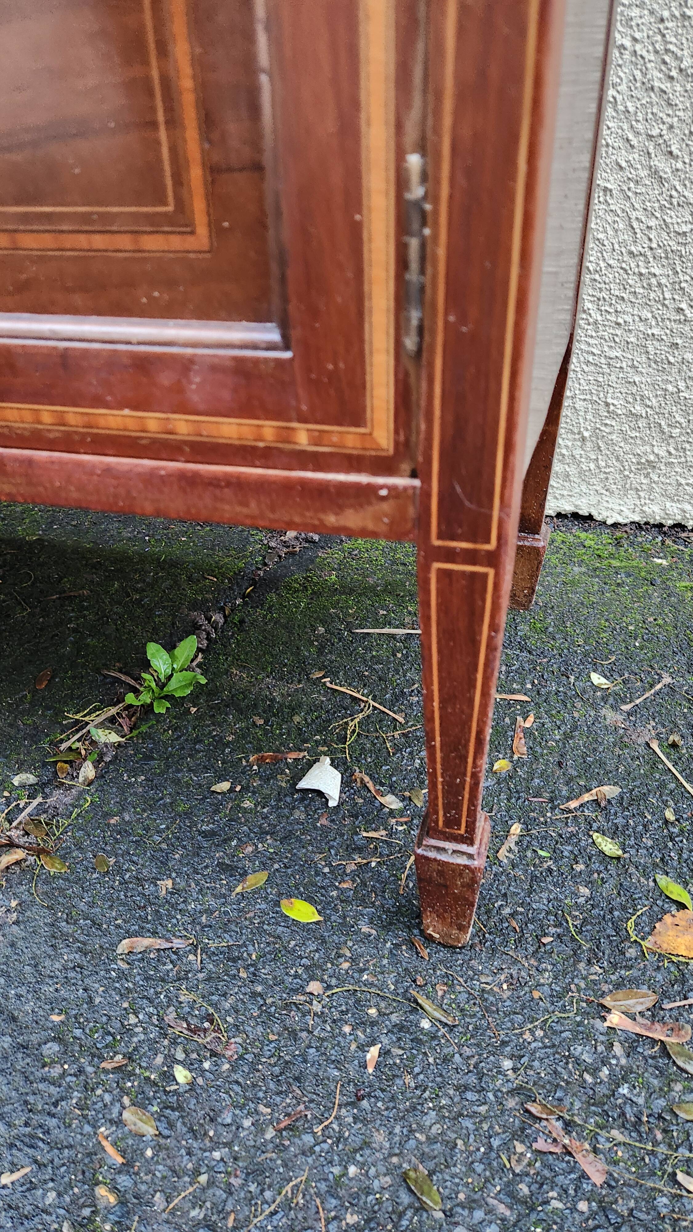 Ancien bibliothèque vitrée Louis XVI