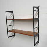 Vintage teak book shelves, The Netherlands 1960's