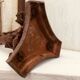Lot de deux chandelier de table vintage