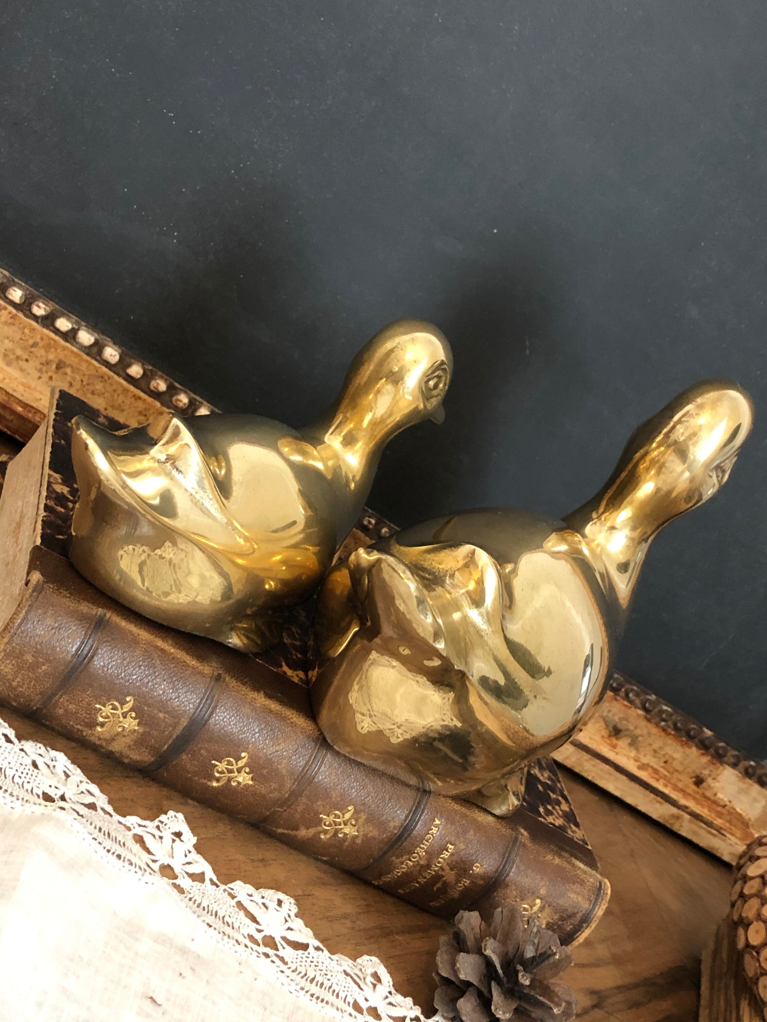 Brass ducks