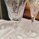 Cut crystal flute