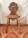 Antique chair Alsatian craftsmanship