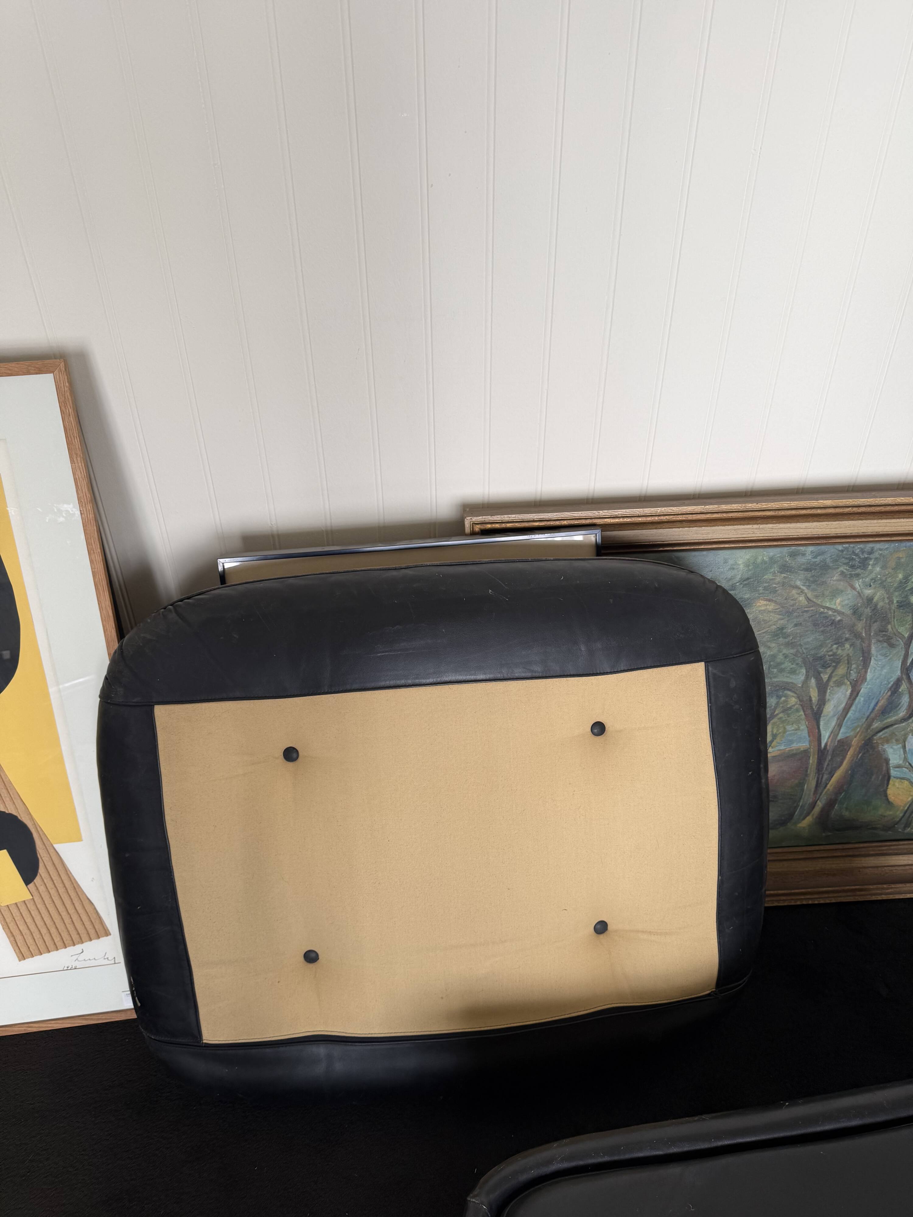 Pouf / ottoman vintage design – Space Age spirit – 60s/70s