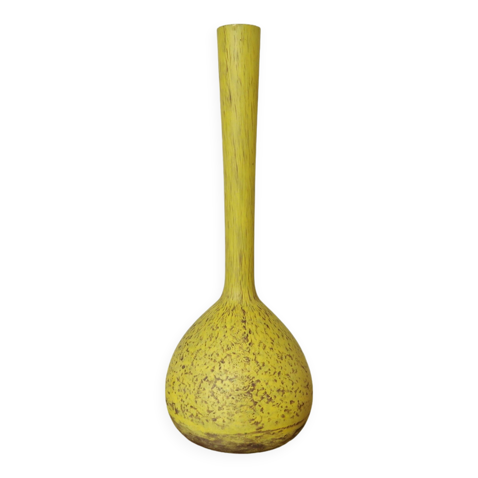 Delatte Berluze vase in marbled glass