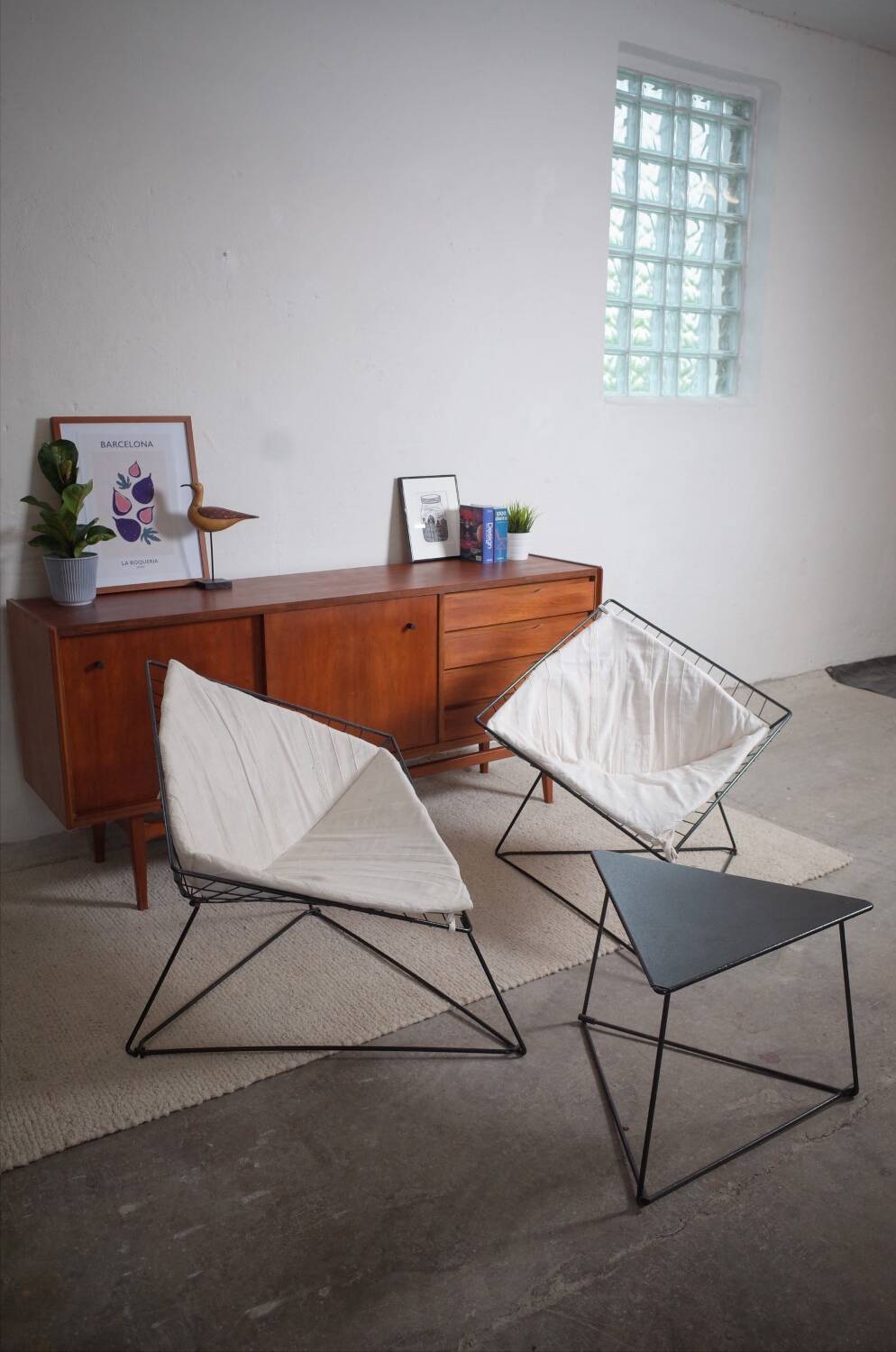 2 x OTI Gammelgaard Diamond Sessel + Tisch