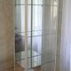 Vitrine en verre sdb avec mirroir et éclairage des années ‘80