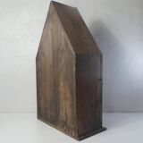 Old niche shelf with glazed statue
