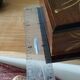 Vintage cigarette holder – Solid wood – 1950s–70s – Modernist style