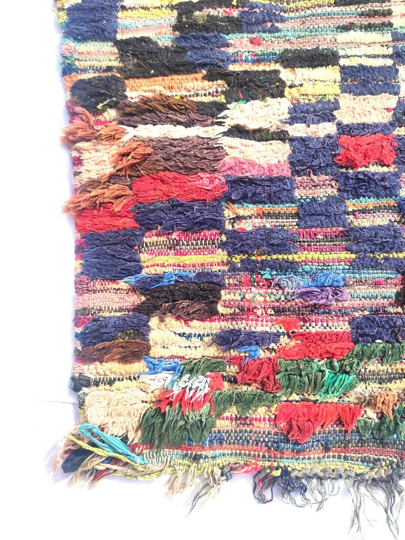 Carpet berbere boucherouite 194x108cm