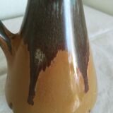 Art Deco flamed sandstone pitcher