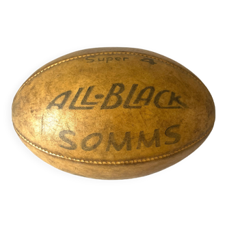 Ballon de rugby vintage All-black