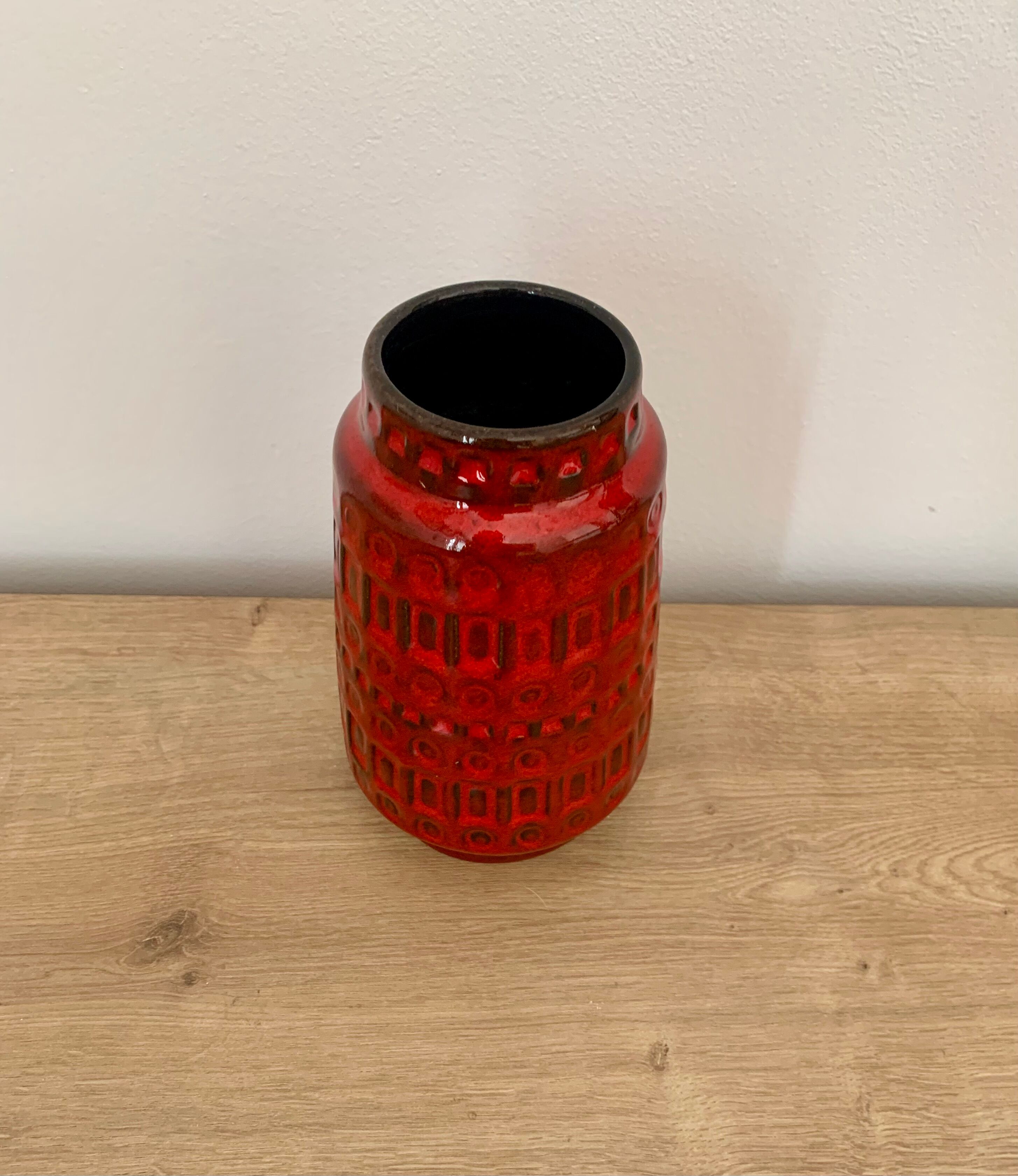 West Germany Pottery Vase, 1970s