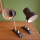 2 metal wall lights from the 60s.