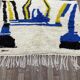 Handmade Berber Beni Ouraine rug, size 150 x 250 cm