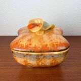 German Art Deco ceramic bowl with lid from Carstens Pottery.