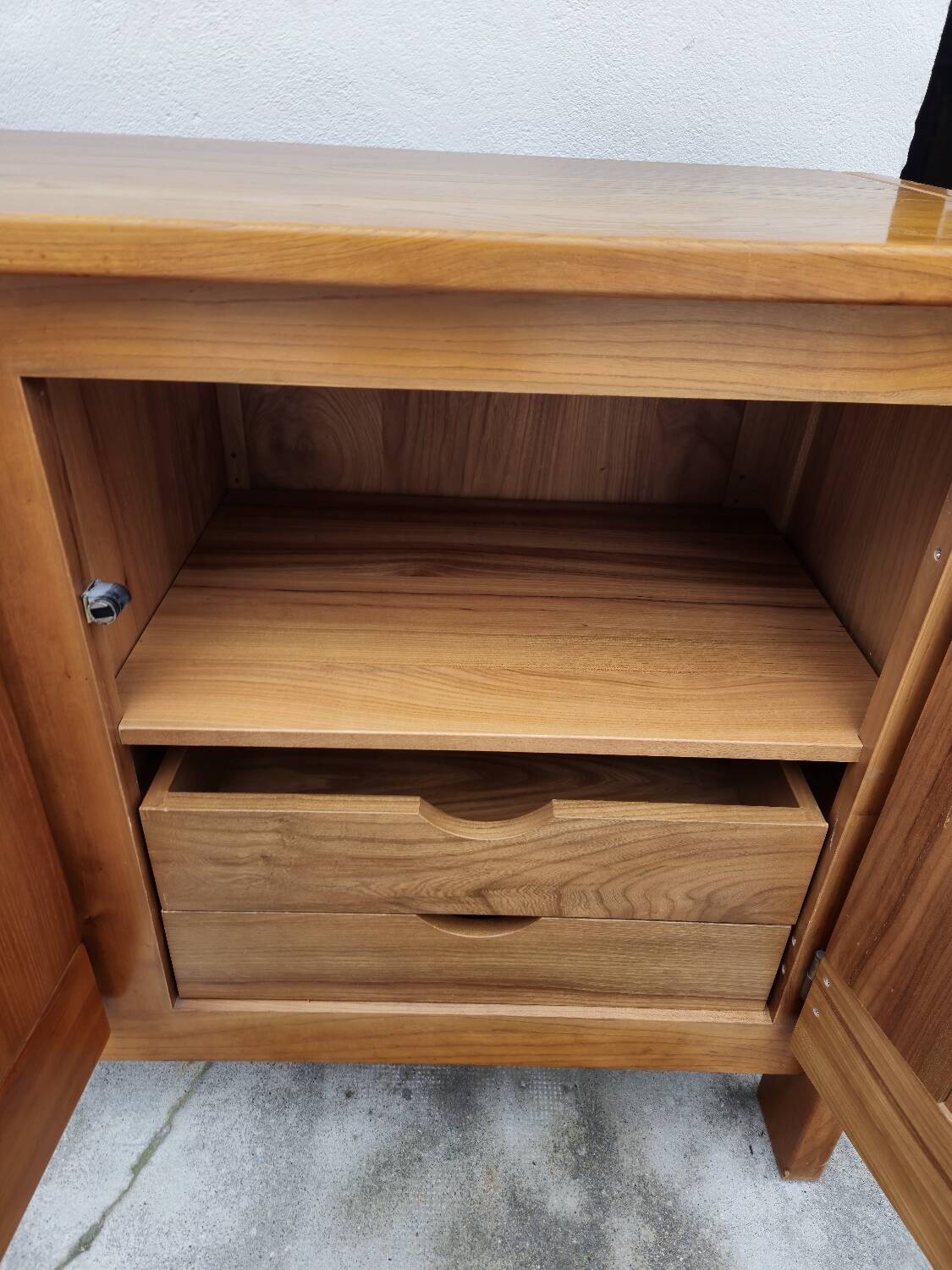 Enfilade Maison Regain in Oak with 3 vintage doors