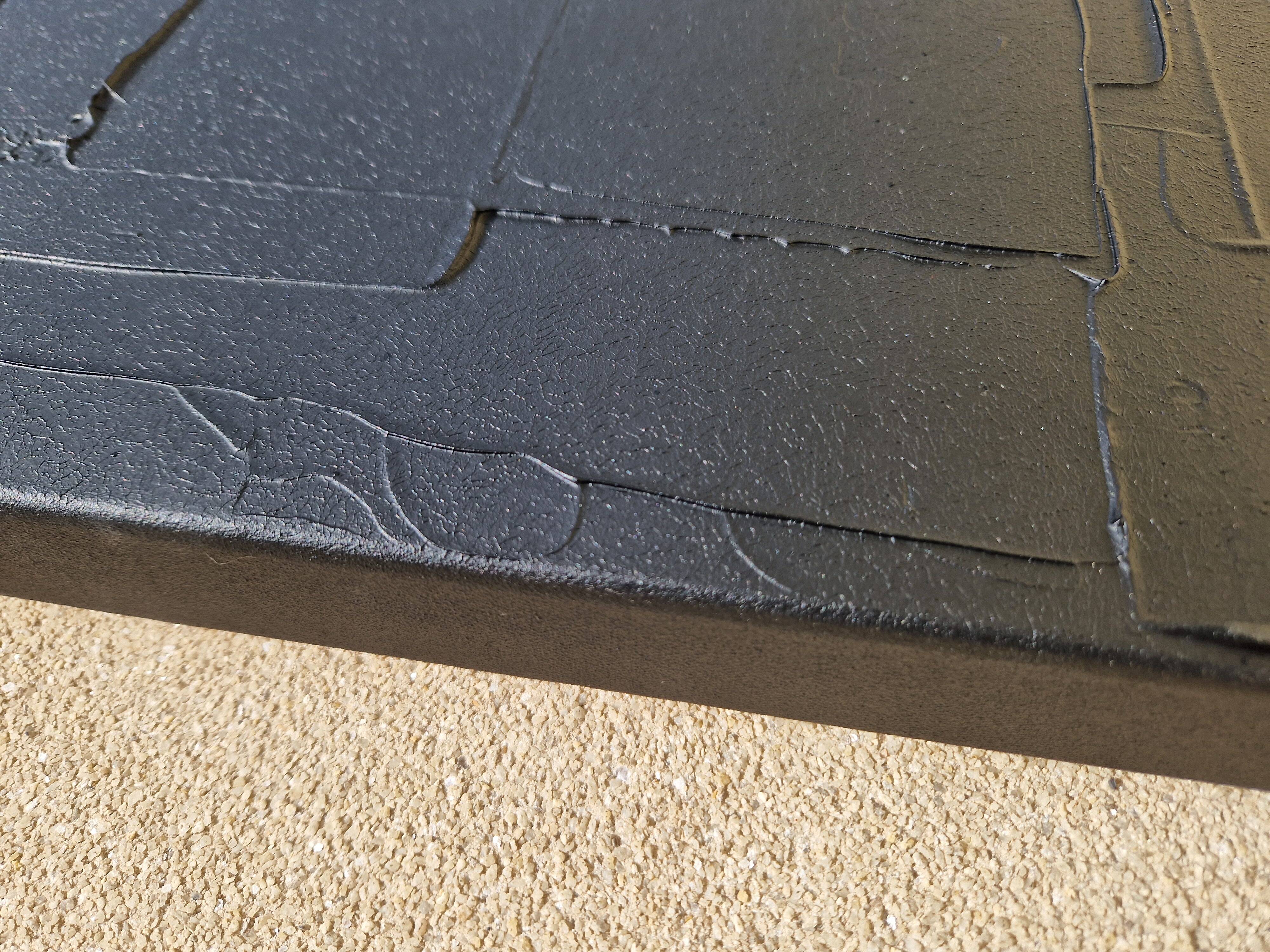 Minimalist monochrome abstract painting black