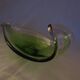 Green gradient Cristal de Bayel pocket bowl