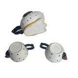 3-piece whimsical hen tea or chocolate set