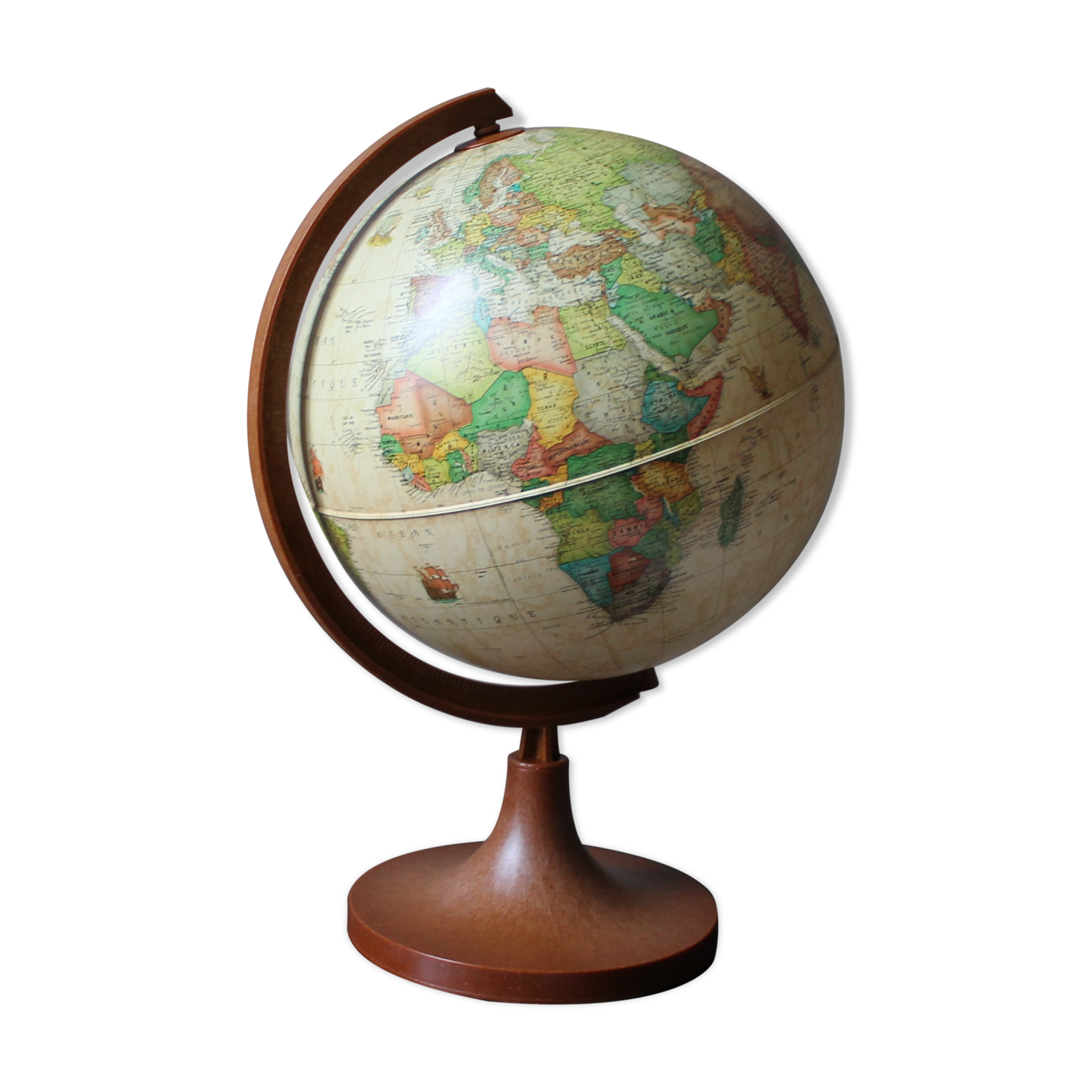 Vintage world map 'Nova Rico'