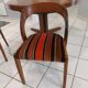 Lot de 3 chaises Baumann modèle Gondole vintage 1970