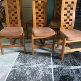 Chairs regain armorique solid elm
