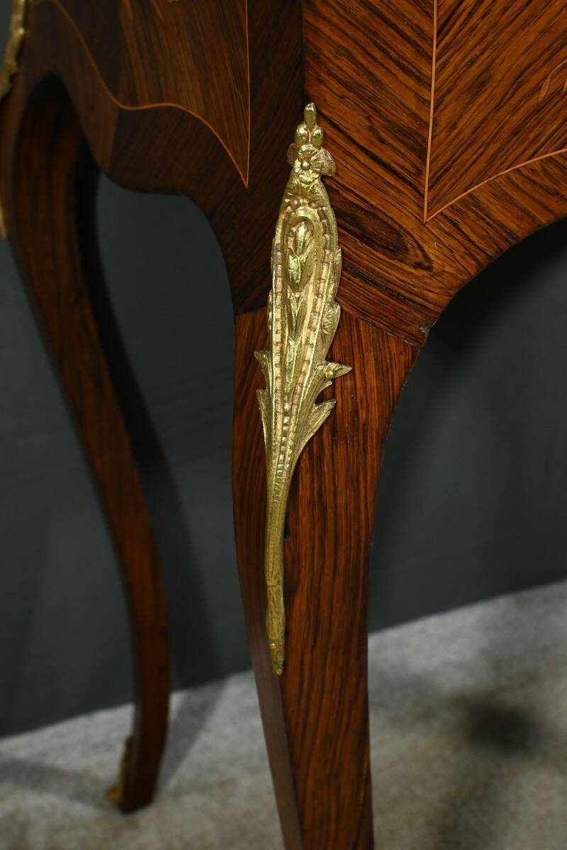 Small Rosewood Lady's Desk, Louis XV Style – Part 2 of the 19th Century