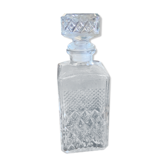 Cut glass whiskey decanter