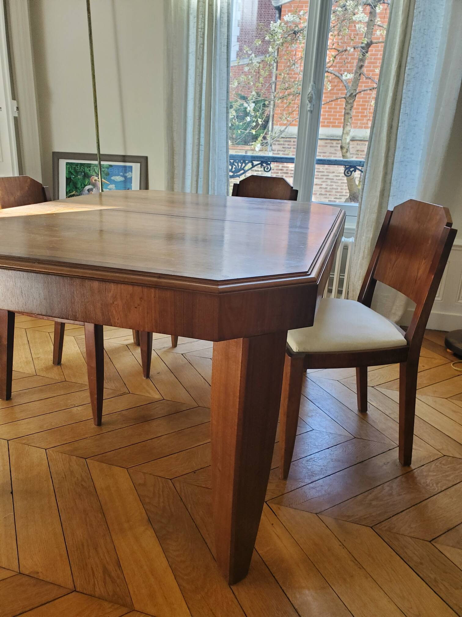 Art deco dining table