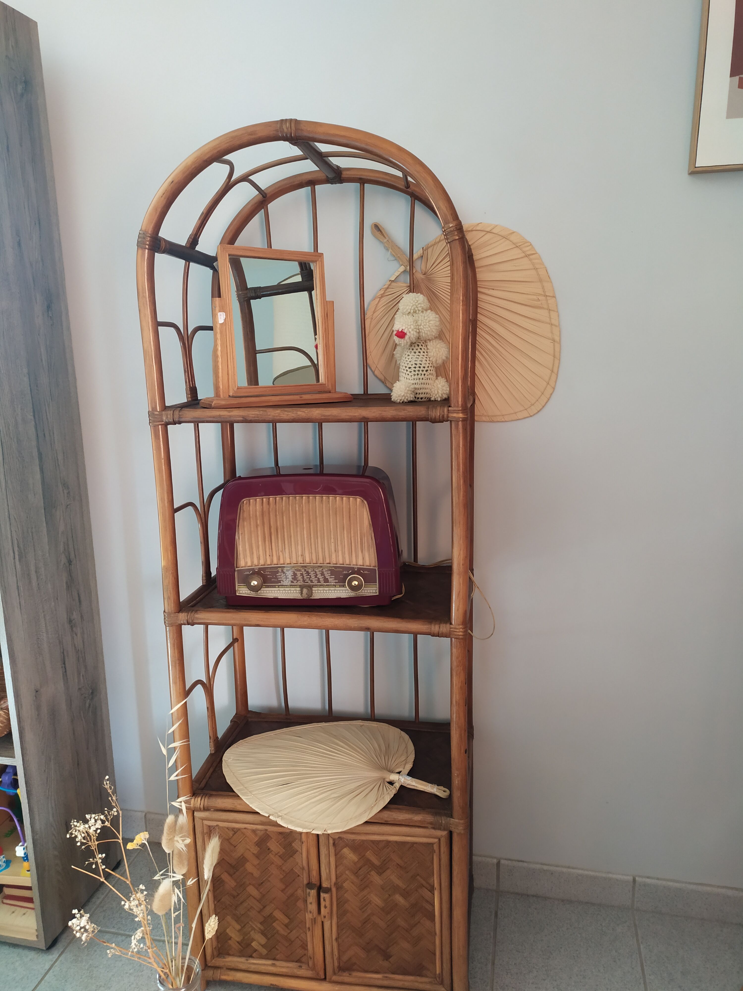 Rattan and bamboo library