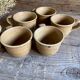 6 vintage France stoneware cups