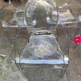 Set of 4 "Ghost" chairs - Philippe Starck - Kartell