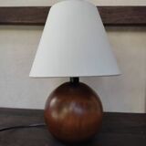 Wooden ball lamp