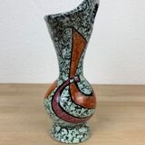 Ceramic vase 50s free form Vallauris Marius Bessonne