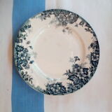Assorted 18 old blue plates