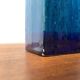 Mid-century Italian blue and white minimalist vase by Bitossi, 1960s.