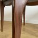 Chaise vintage bois et skaï noir