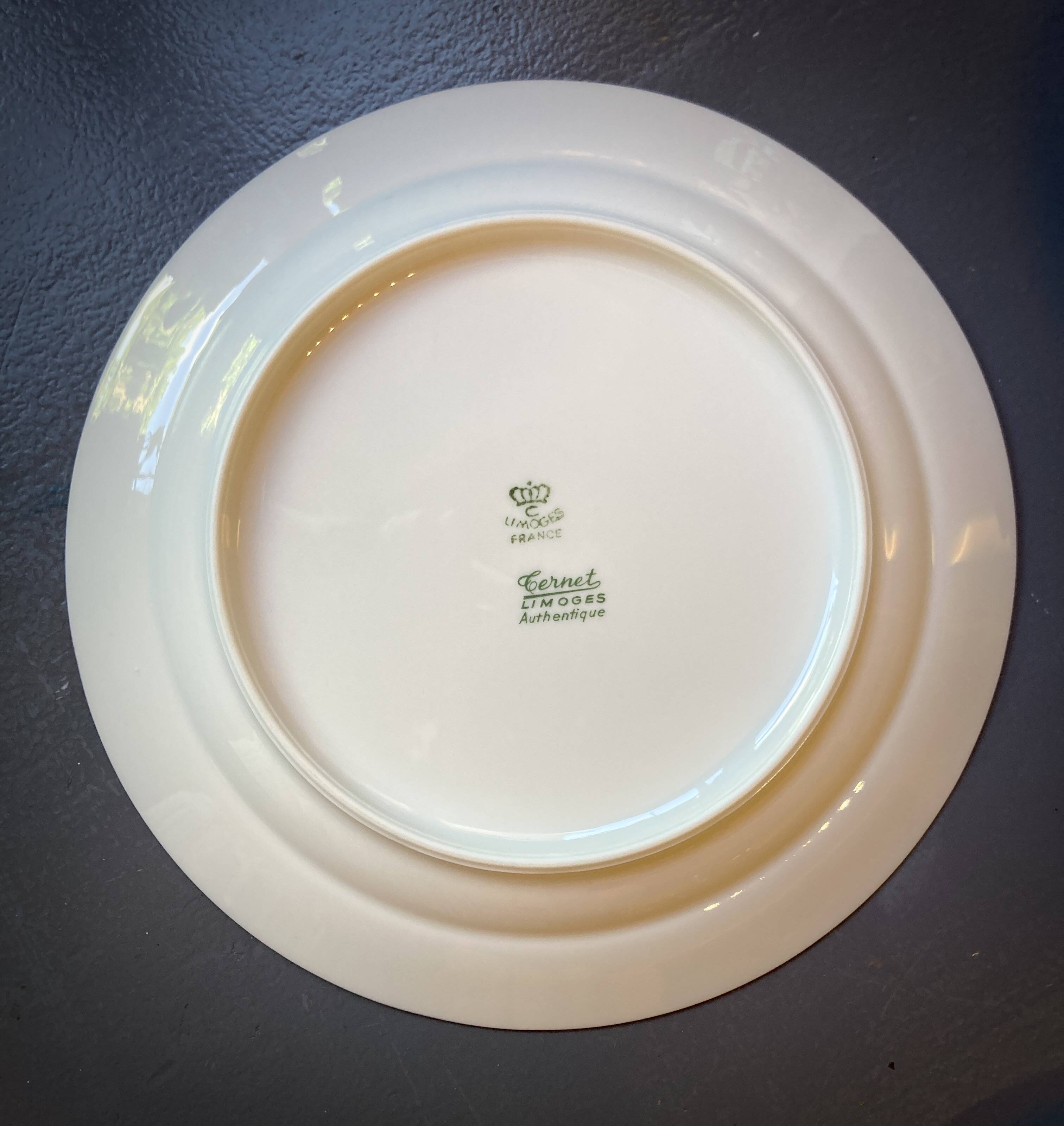 Limoges Porcelain Maison Ternet 12 pieces