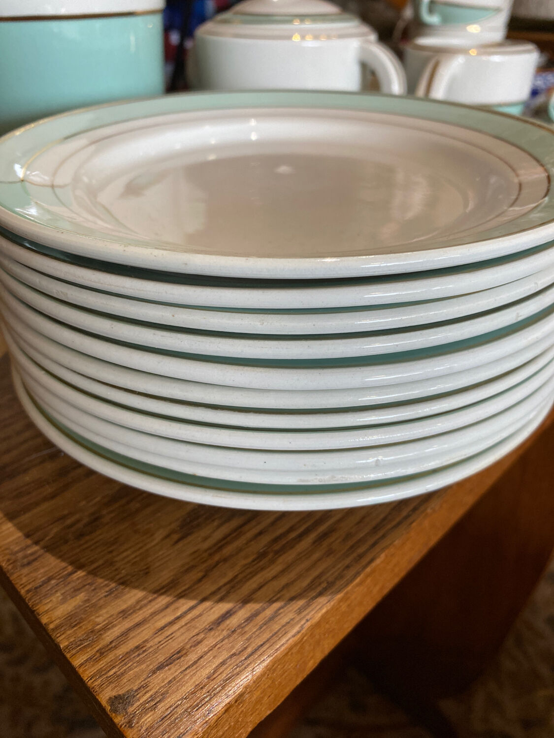Dessert plate porcelain of Luneville Epinay