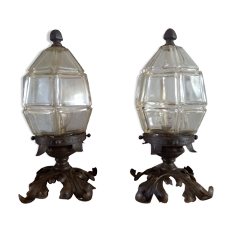 Pair of Art Nouveau table lamps