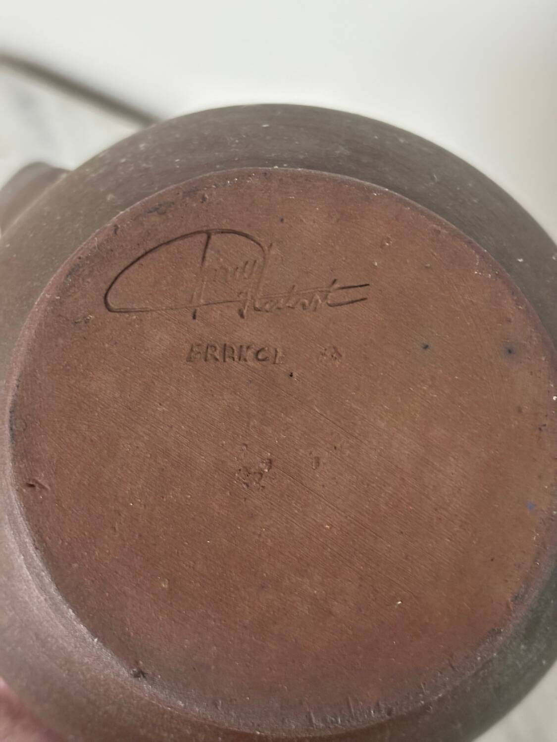 Stoneware jug - Geneviève and Jean Dubost - 1970