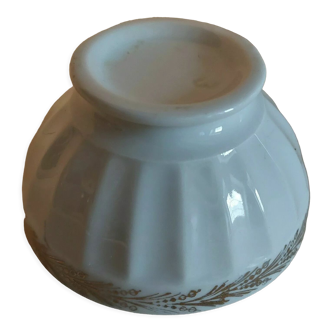 Bol en porcelaine frise dorée