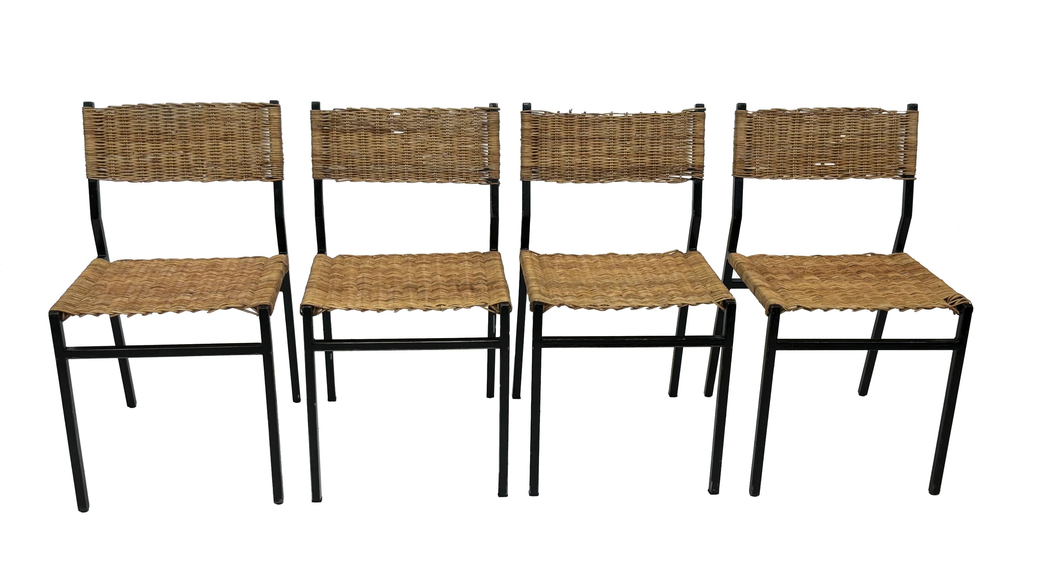 Vintage set of 4 chairs - Se05 Martin Visser - Spectrum - 60's Design